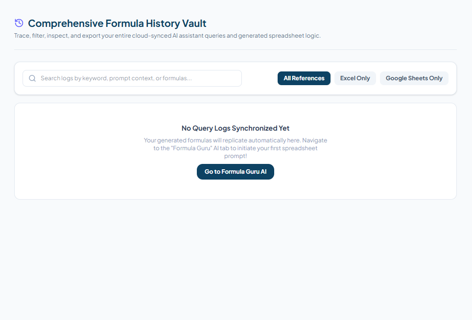 Historical File Vault Screen