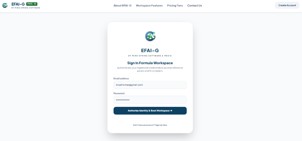 Secure Login Screen